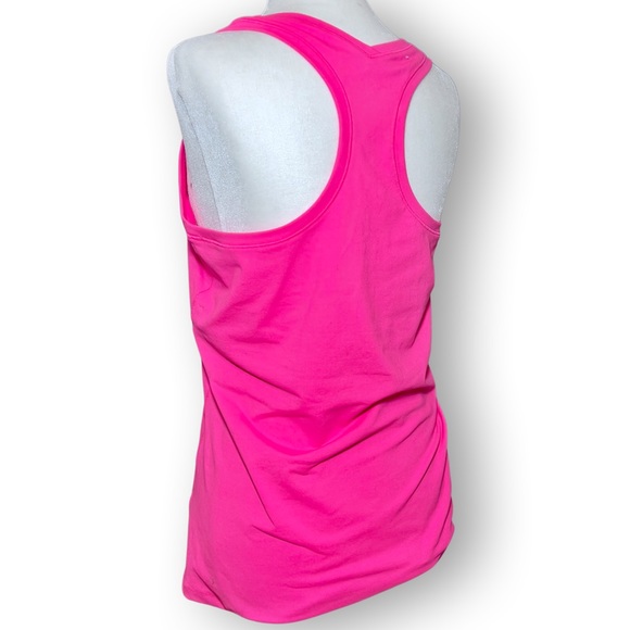 DSG Hot Pink Racerback Workout Tank Top - Picture 3 of 7